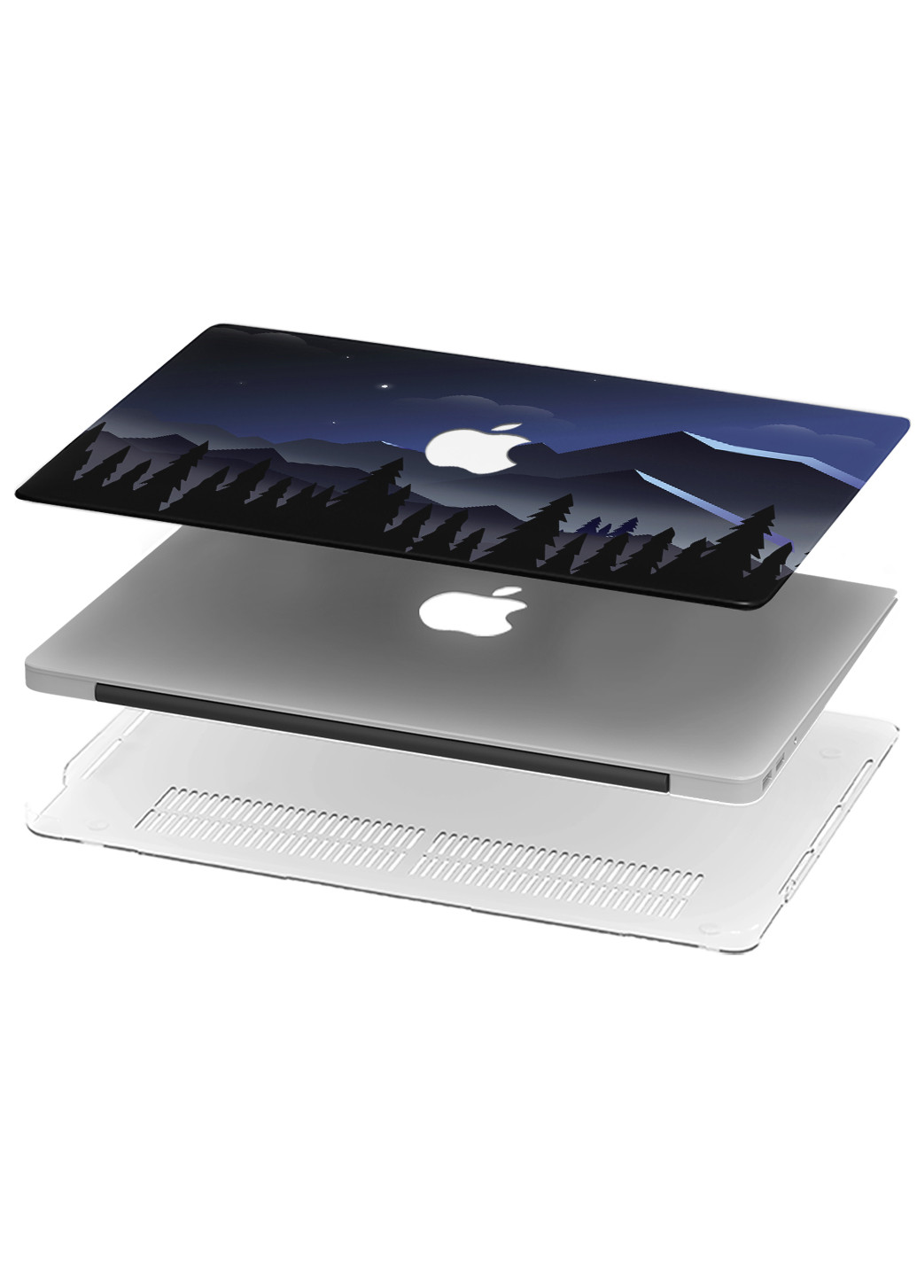 Чехол пластиковый для Apple MacBook Pro 13 A2289 / A2251 / A2338 Минимализм (Minimal landscape) (9772-2791) MobiPrint (219124528)