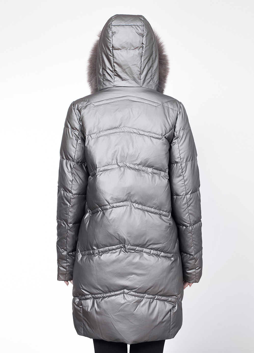 Графитовая зимняя куртка куртка-пальто ZLLY