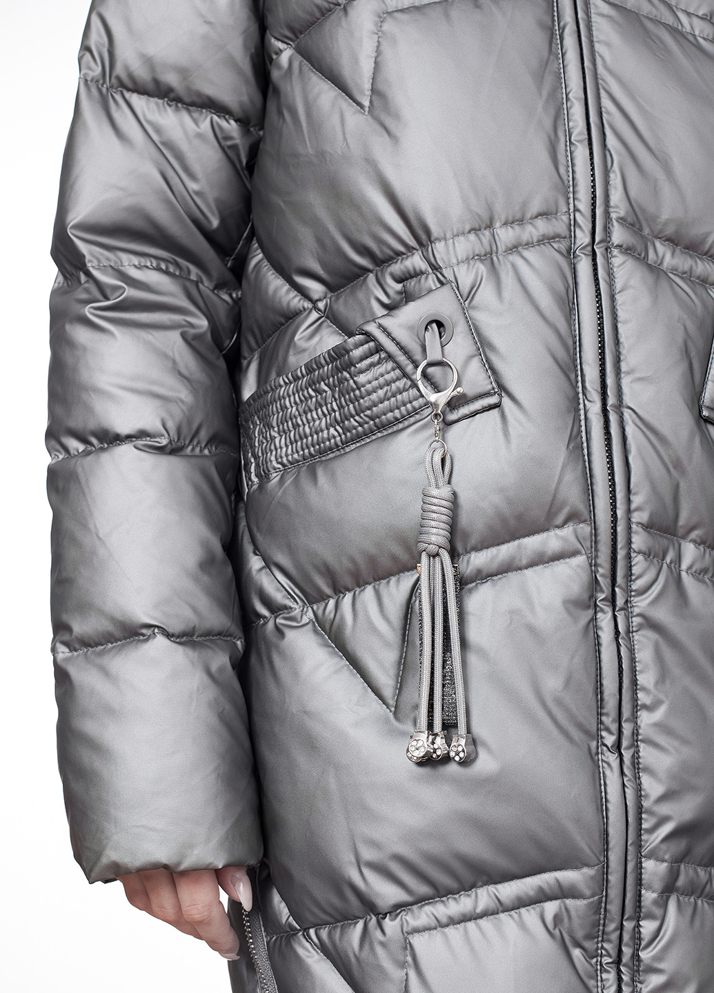 Графитовая зимняя куртка куртка-пальто ZLLY