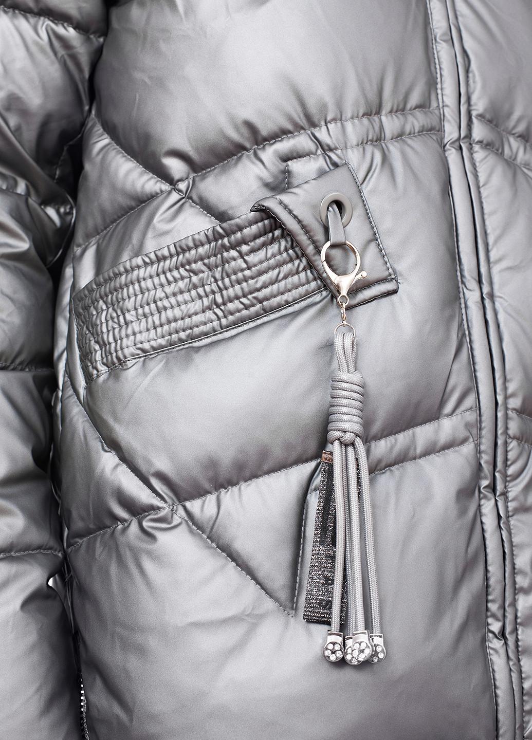 Графитовая зимняя куртка куртка-пальто ZLLY