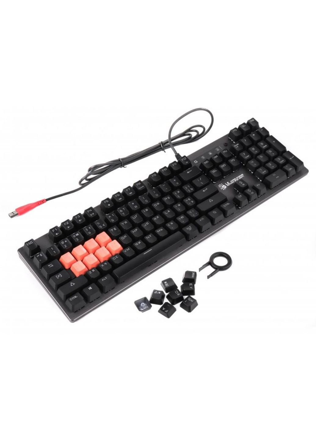 Клавіатура bloody b760 green sw black A4Tech (250604410)