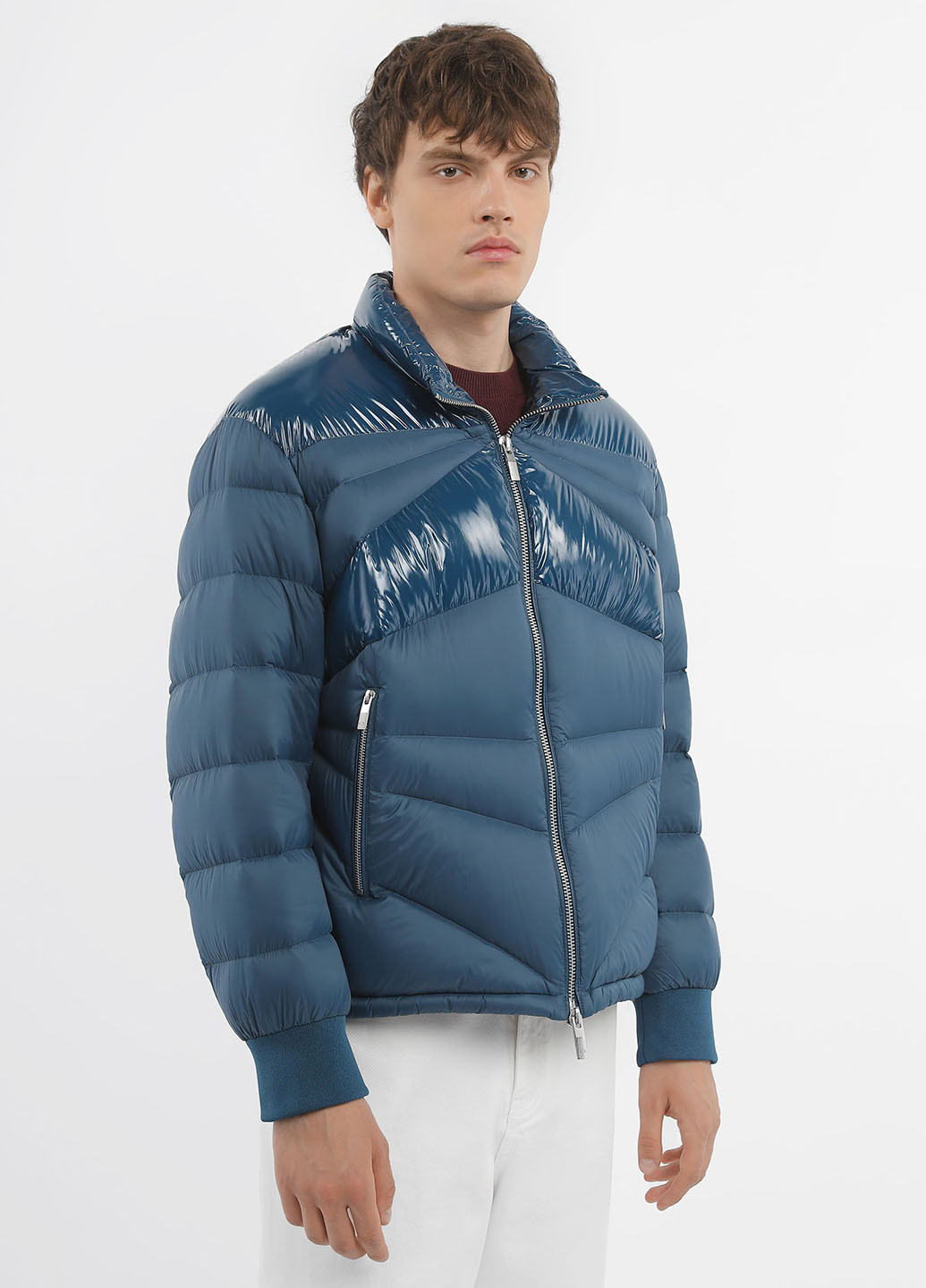 Синя зимня куртка Armani Exchange