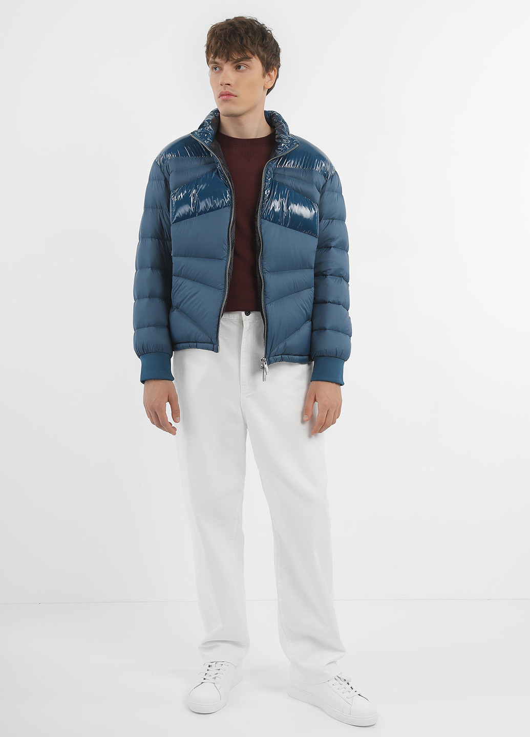 Синя зимня куртка Armani Exchange