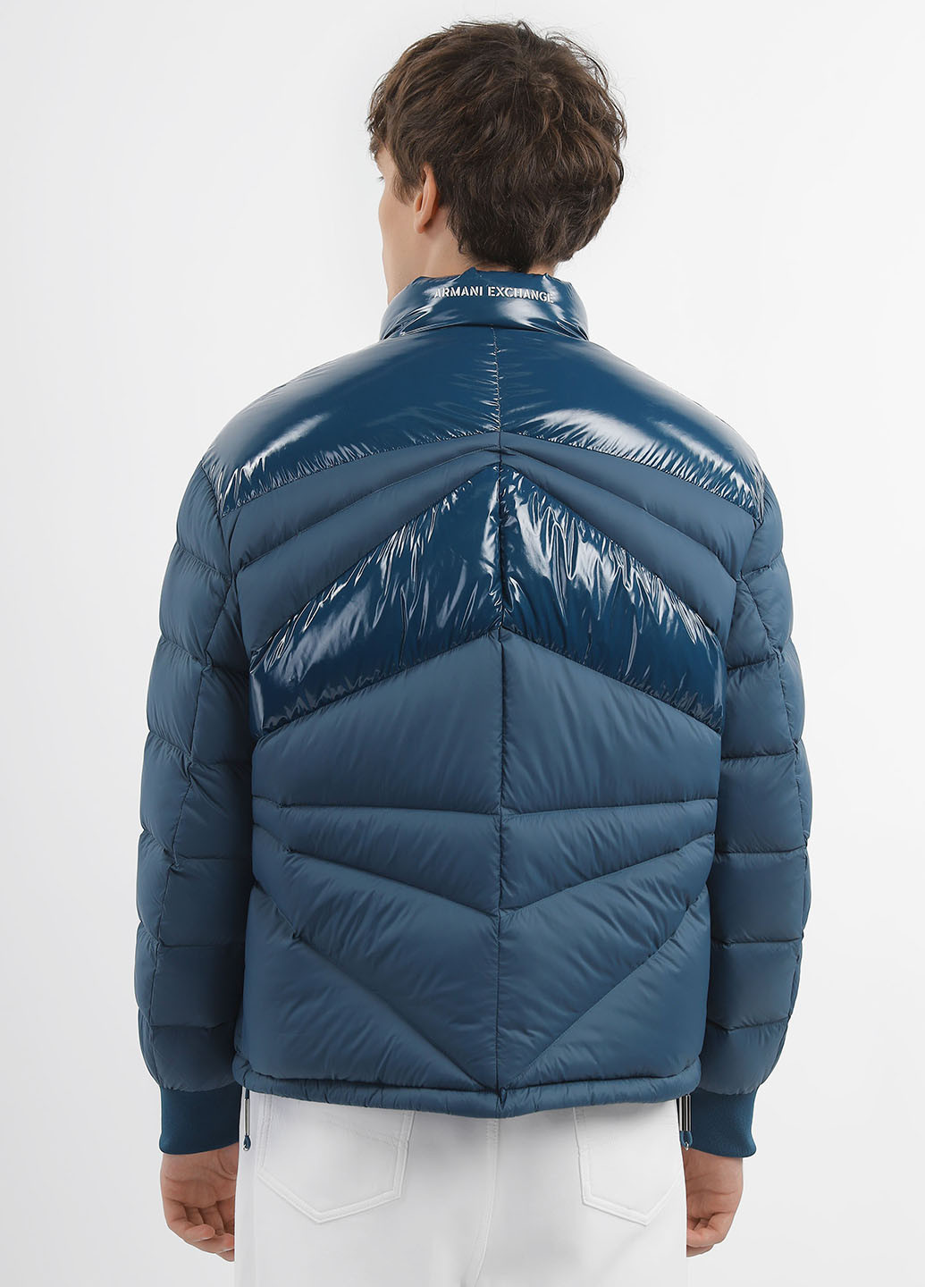 Синя зимня куртка Armani Exchange