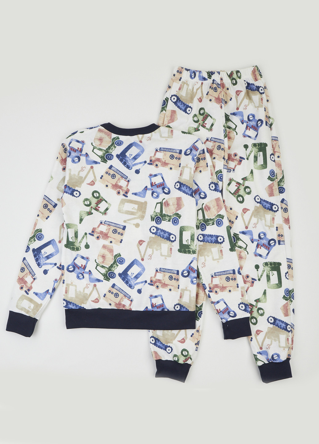 Молочная зимняя пижама (свитшот, брюки) dexter's