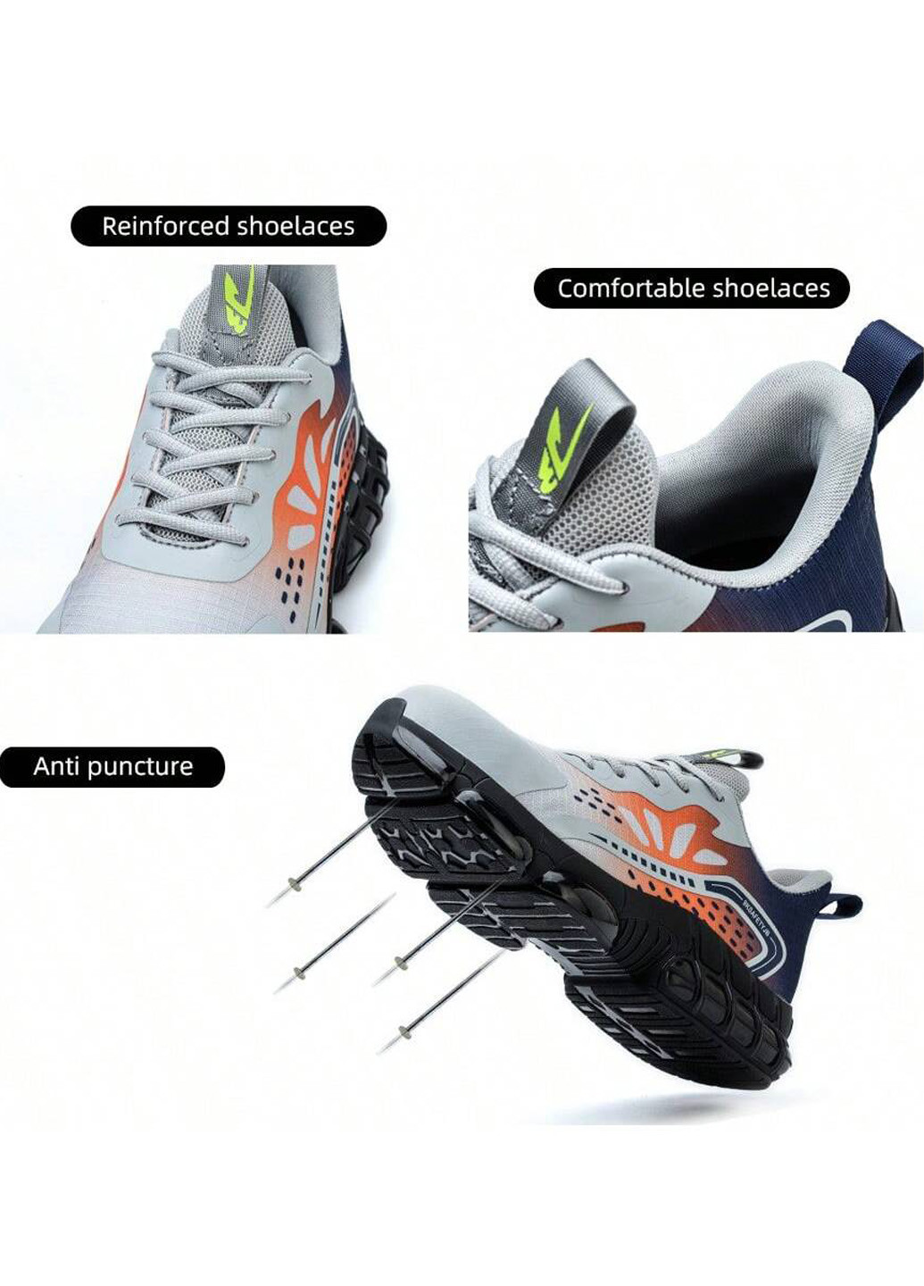 Серые всесезонные кроссовки SHEIN