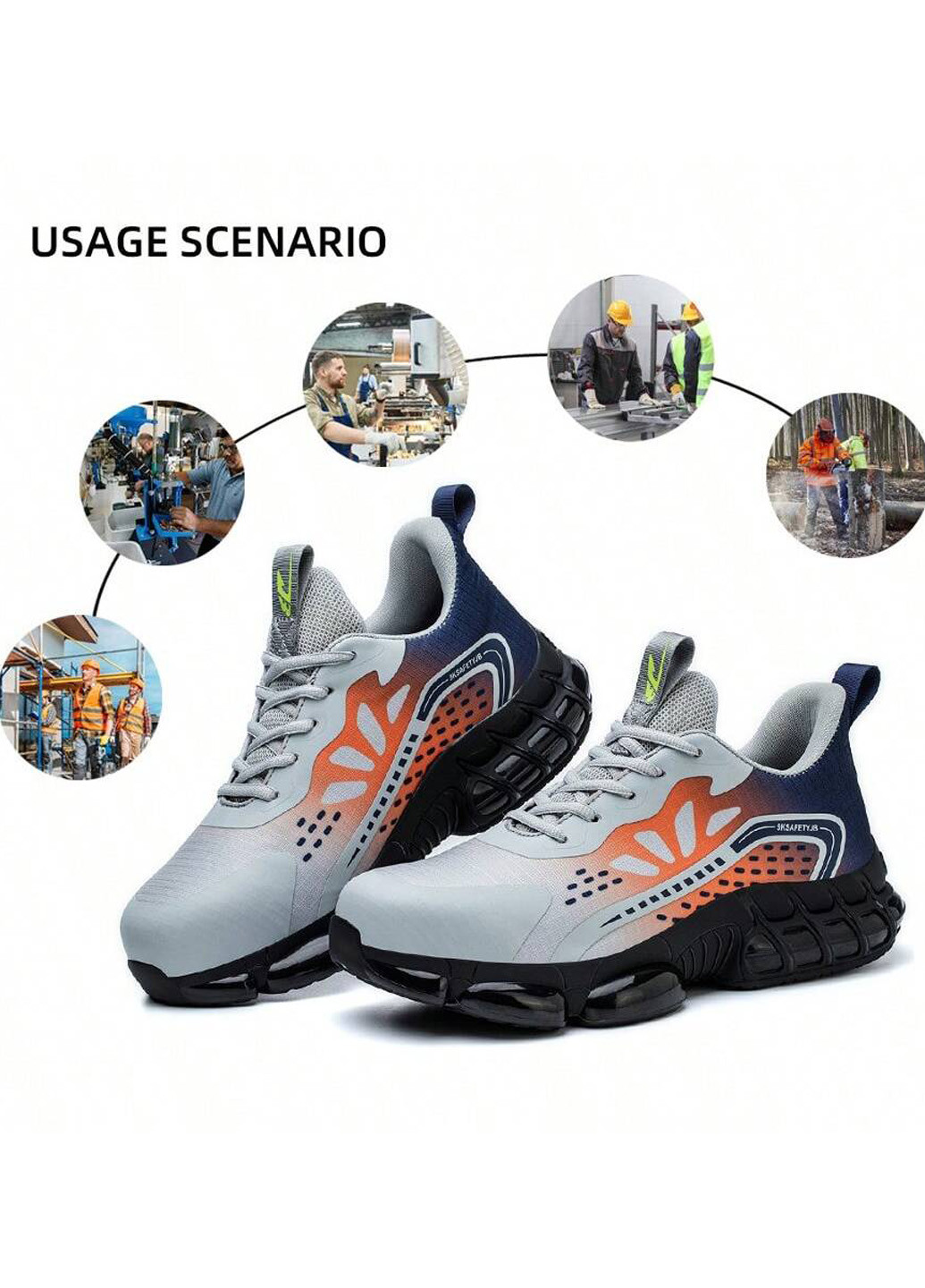 Серые всесезонные кроссовки SHEIN