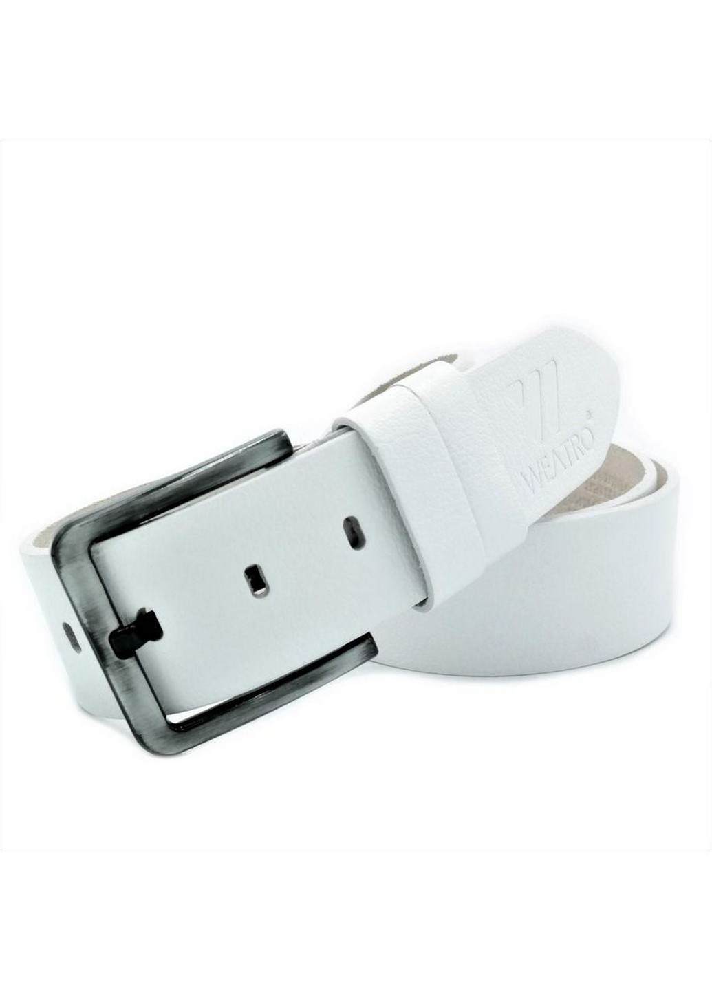 Кожаний мужской ремень 115-120х4,3 см Weatro (255406046)