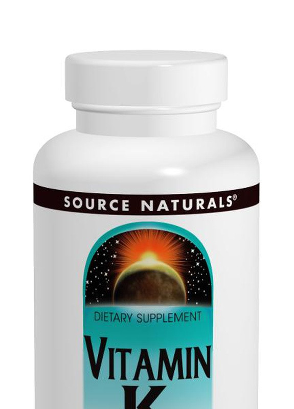 Витамин К 500мкг,, 200 таблеток Source Naturals (228292339)
