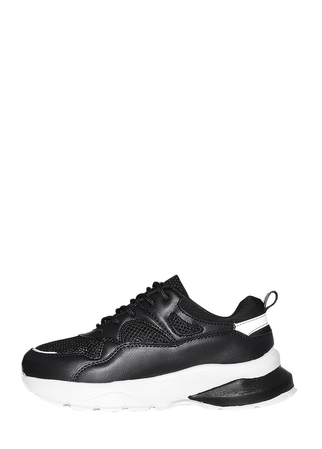 Черные демисезонные кроссовки st1600-8 black Stilli