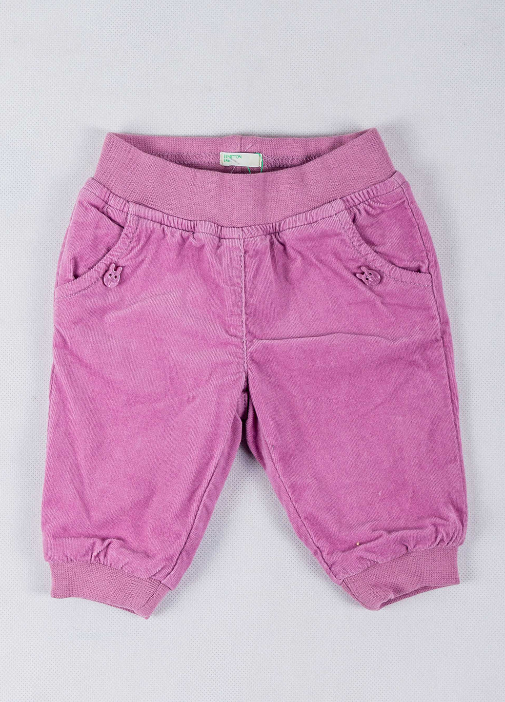 Сиреневые кэжуал демисезонные джоггеры брюки United Colors of Benetton