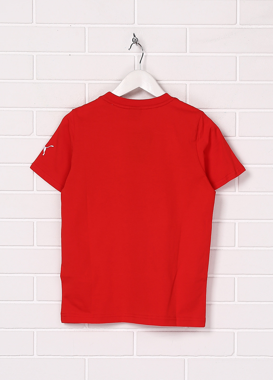 Красная демисезонная футболка с коротким рукавом Puma