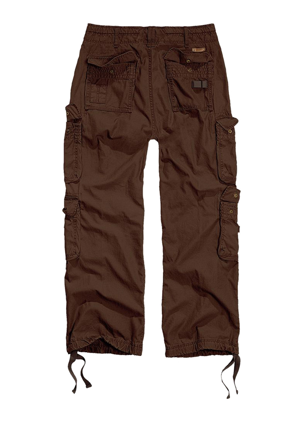 Светло-коричневые кэжуал демисезонные прямые брюки Brandit