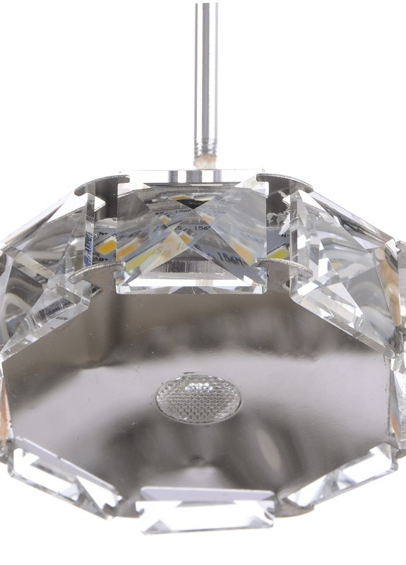 Люстра підвісна з підсвічуванням сучасна в зал BR-974S/3*3W CH led Brille (253885857)