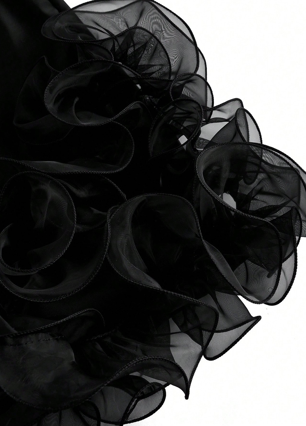 Черный летний комплект (купальник, юбка) SHEIN