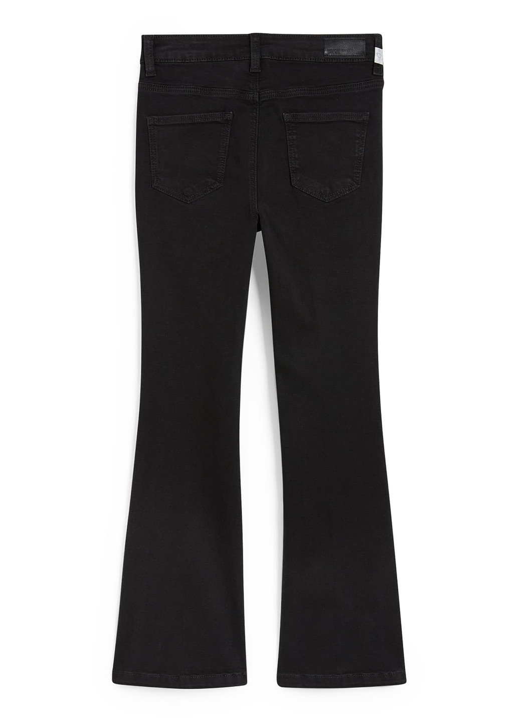 Черные демисезонные буткат фит джинсы C&A
