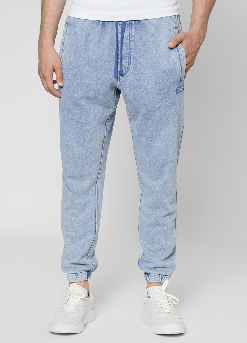 Синие спортивные демисезонные джоггеры брюки PRPY