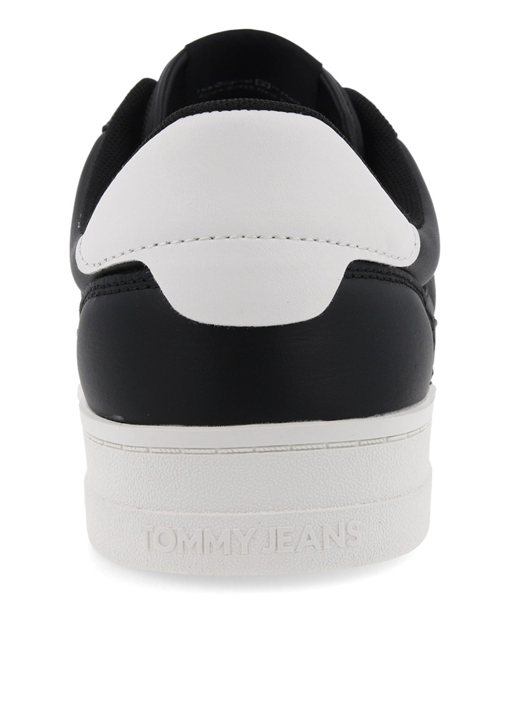 Черные демисезонные кроссовки Tommy Jeans THE GREENWİCH ESSENTİAL LEATHER TRAİNERS