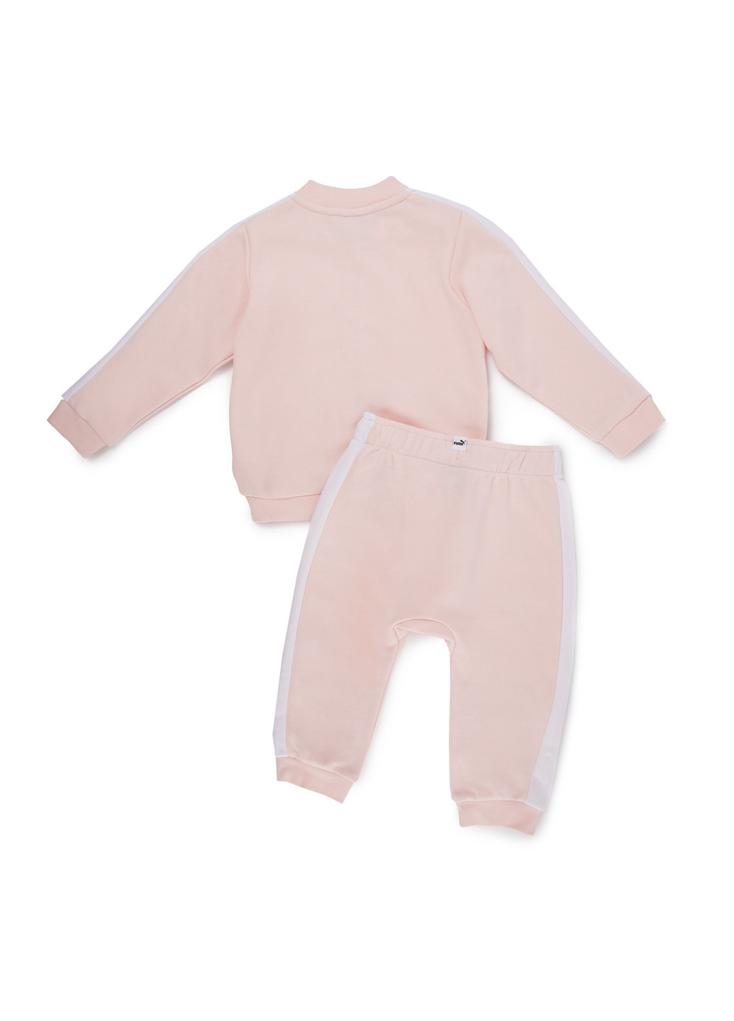 Детский комплект Contrast Infant Tracksuit Puma однотонный розовый спортивный хлопок, полиэстер, эластан
