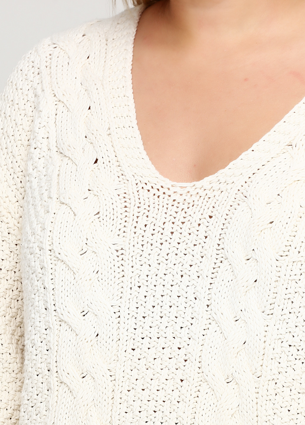Белый зимний пуловер пуловер Le Phare de la Baleine