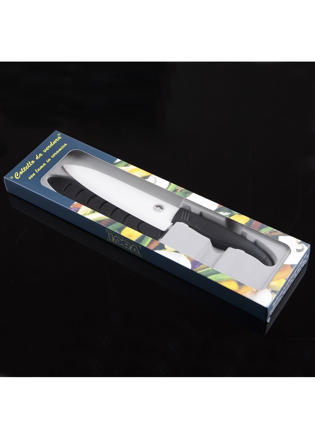 NC7KN/BK Нож "Шеф" с чехлом, лезвие 17,5 см Lora (189751755)