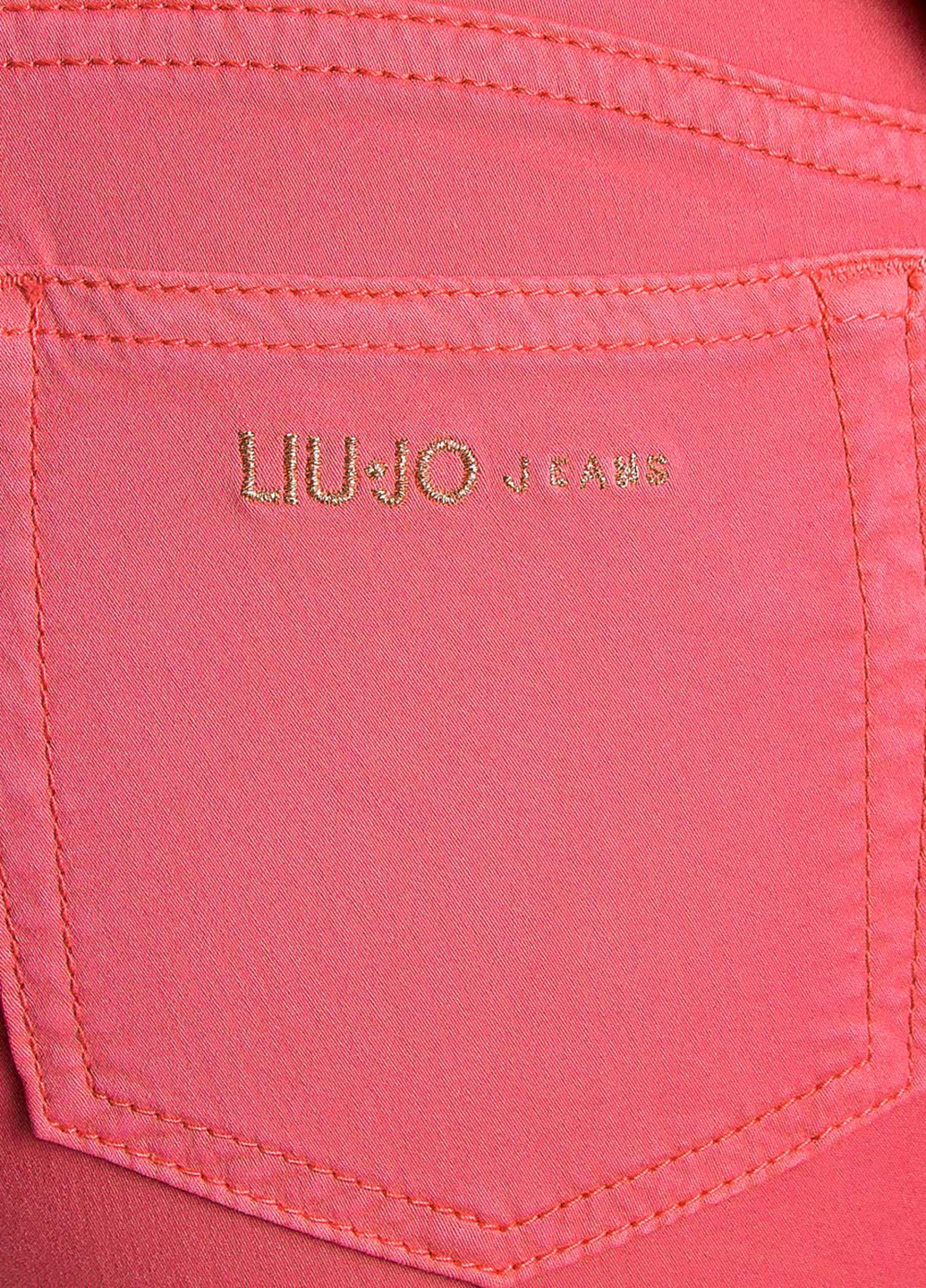 Розовые кэжуал демисезонные зауженные брюки Liu Jo