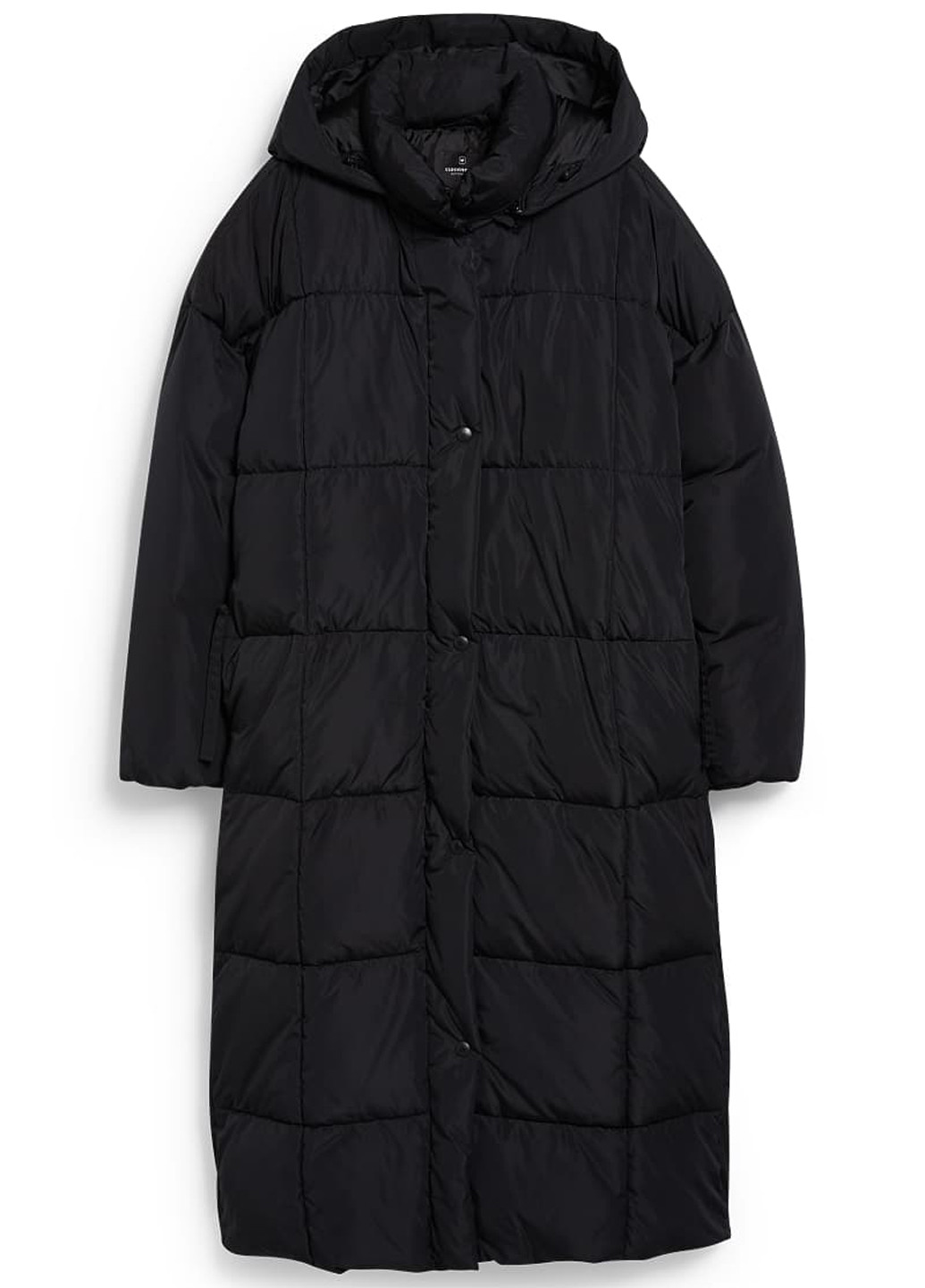 Чорна демісезонна куртка куртка-пальто C&A