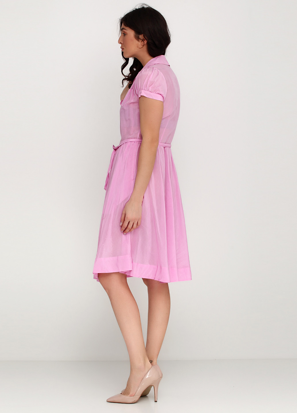 Рожева кежуал сукня, сукня Ralph Lauren однотонна
