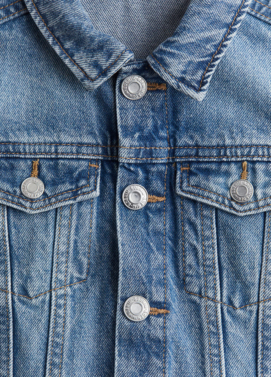 Світло-синя демісезонна куртка H&M