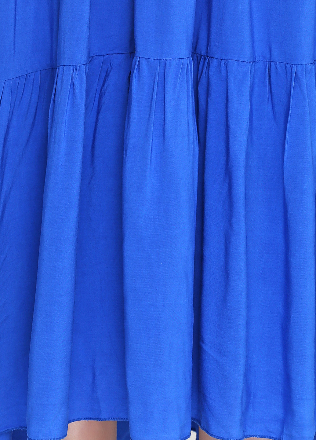 Синее кэжуал платье New Line однотонное