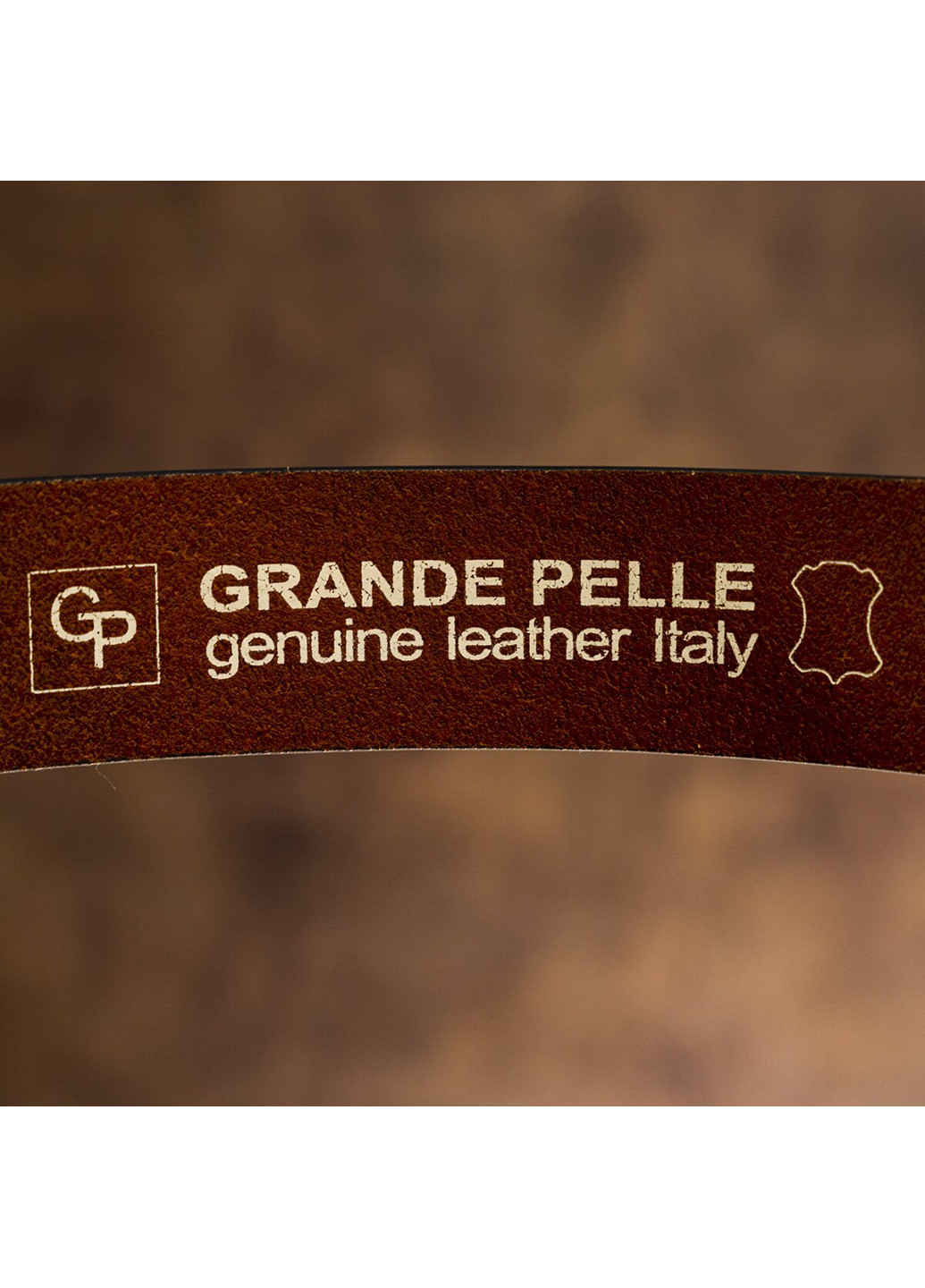 Мужской кожаный ремень 120х3,4 см Grande Pelle (255709853)