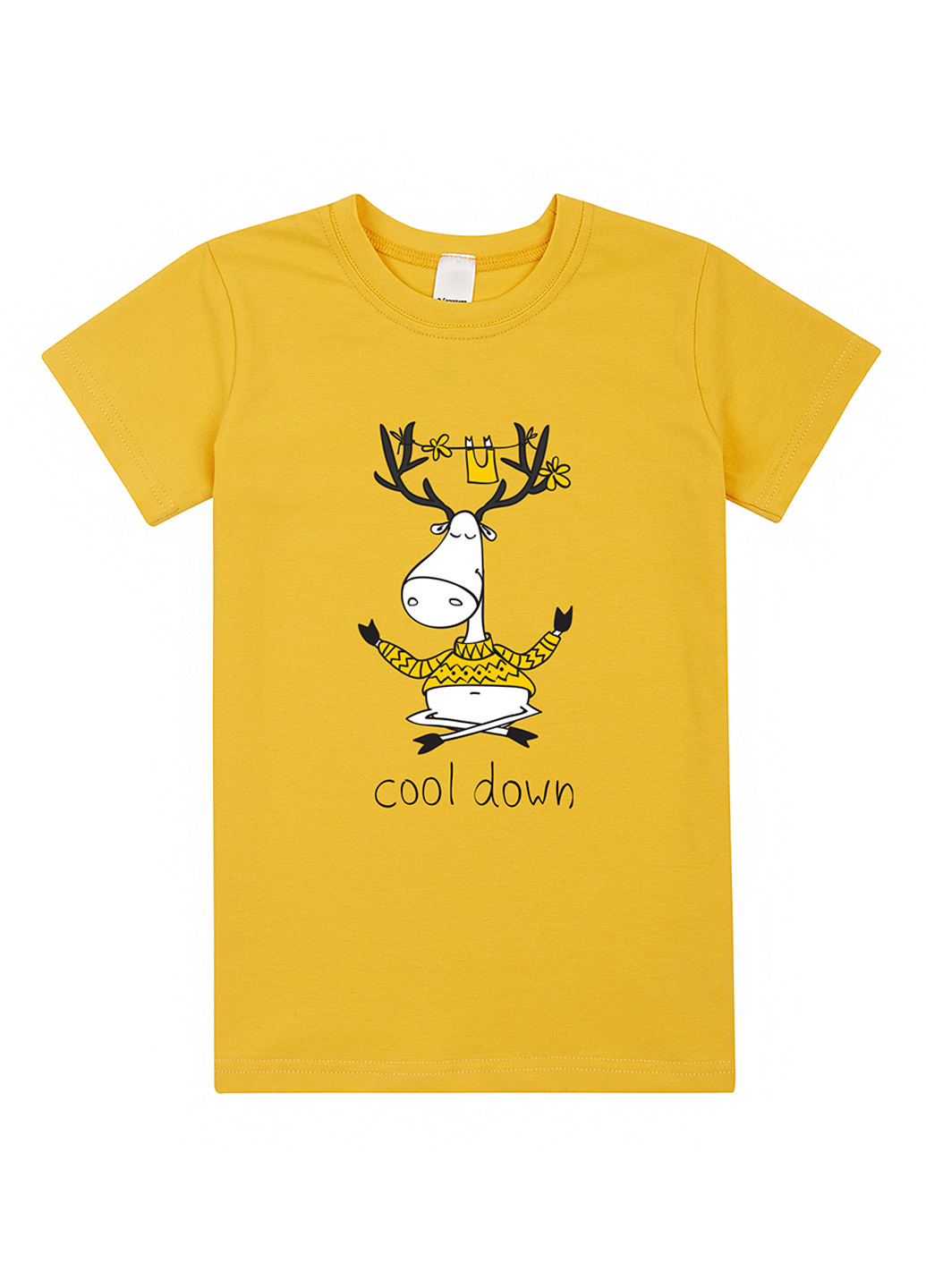 Жовта літня футболка Garnamama