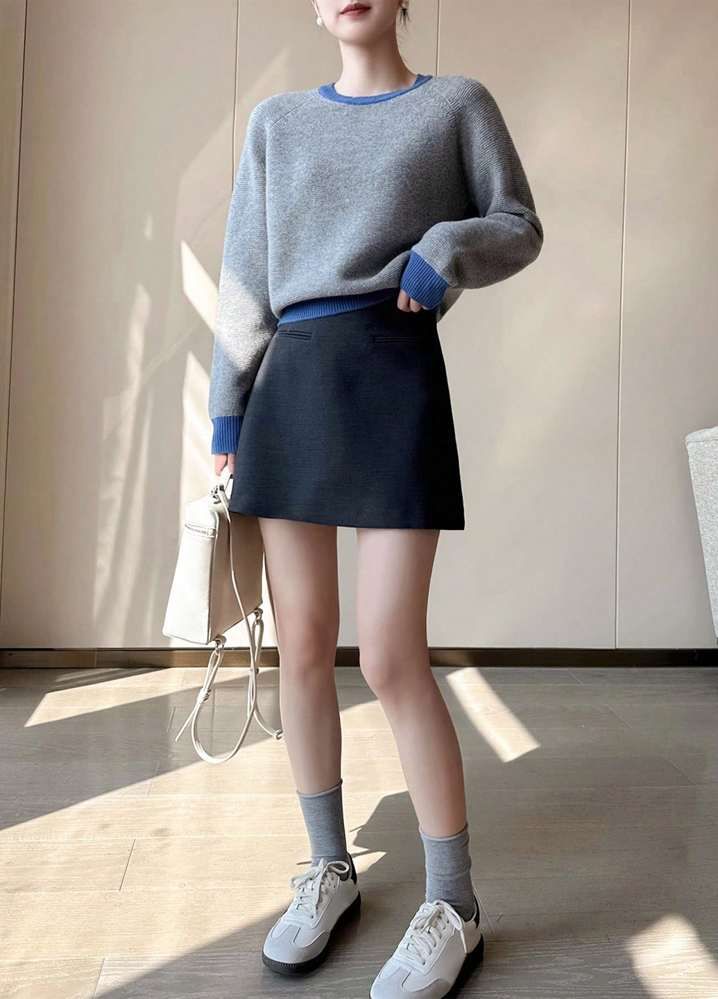 Серый демисезонный джемпер джемпер SHEIN