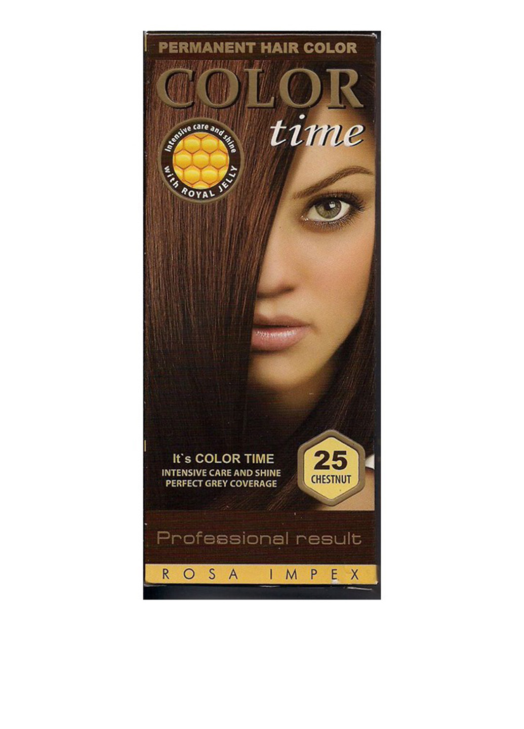 93, краска для волос стойкая (каштан), 100 мл Color Time (75100568)