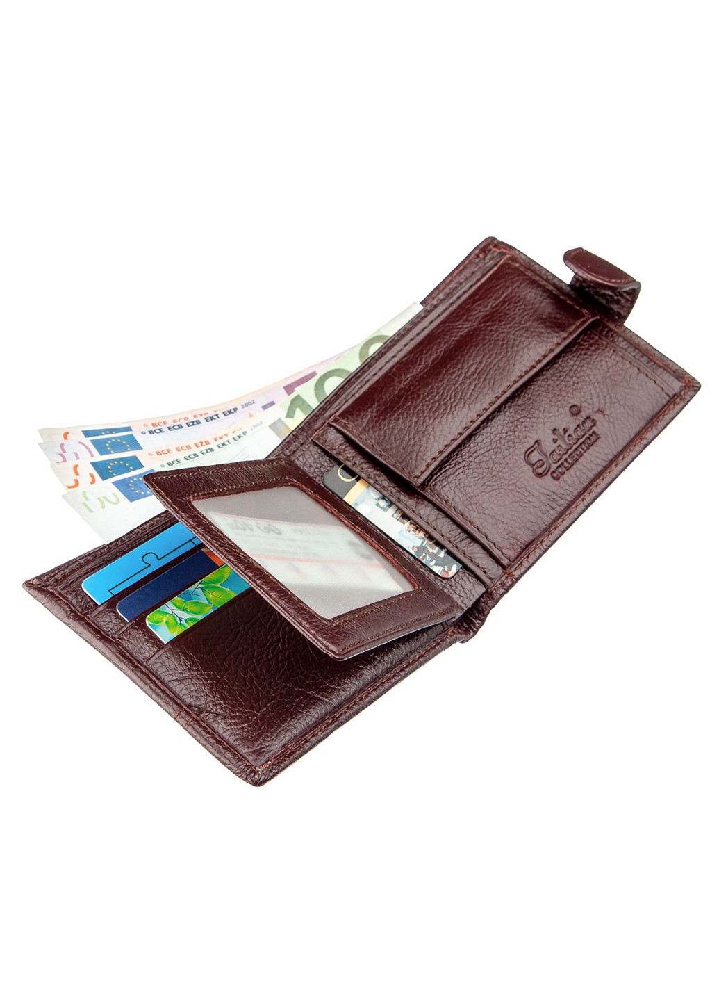 Мужской кожаный кошелек 11,5х9,5х1,5 см Tailian (252132760)