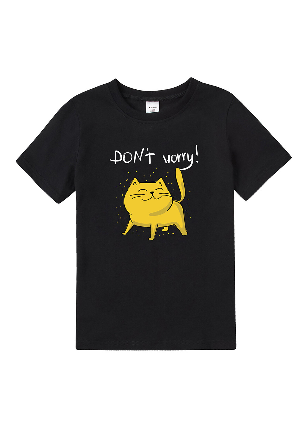 Черная летняя футболка Garnamama