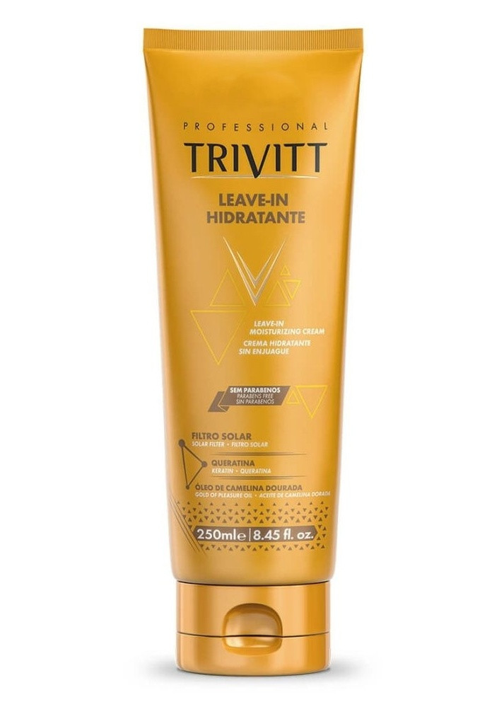 Несмываемая увлажняющая сыворотка для сухих волос Trivitt Moisturing Leave In 250ml Brazilian Hi-Tech (213450916)