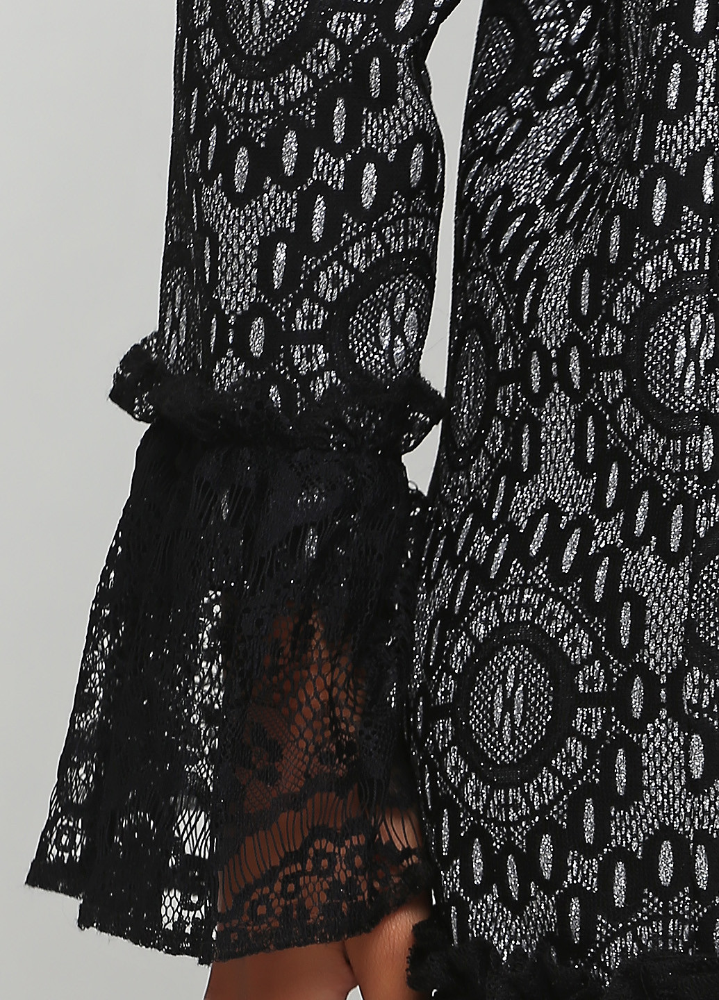 Сіра кежуал сукня кльош Paparazzi з абстрактним візерунком