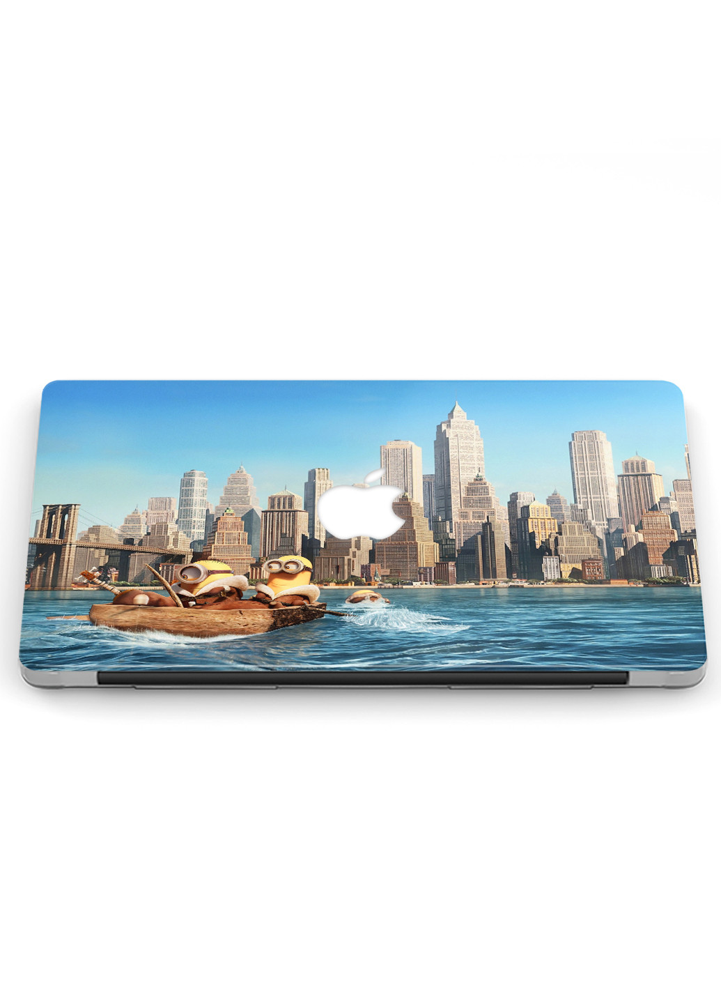 Чехол пластиковый для Apple MacBook Pro 15 A1707 / A1990 Миньоны в Нью Йорке (9649-2564) MobiPrint (218867884)
