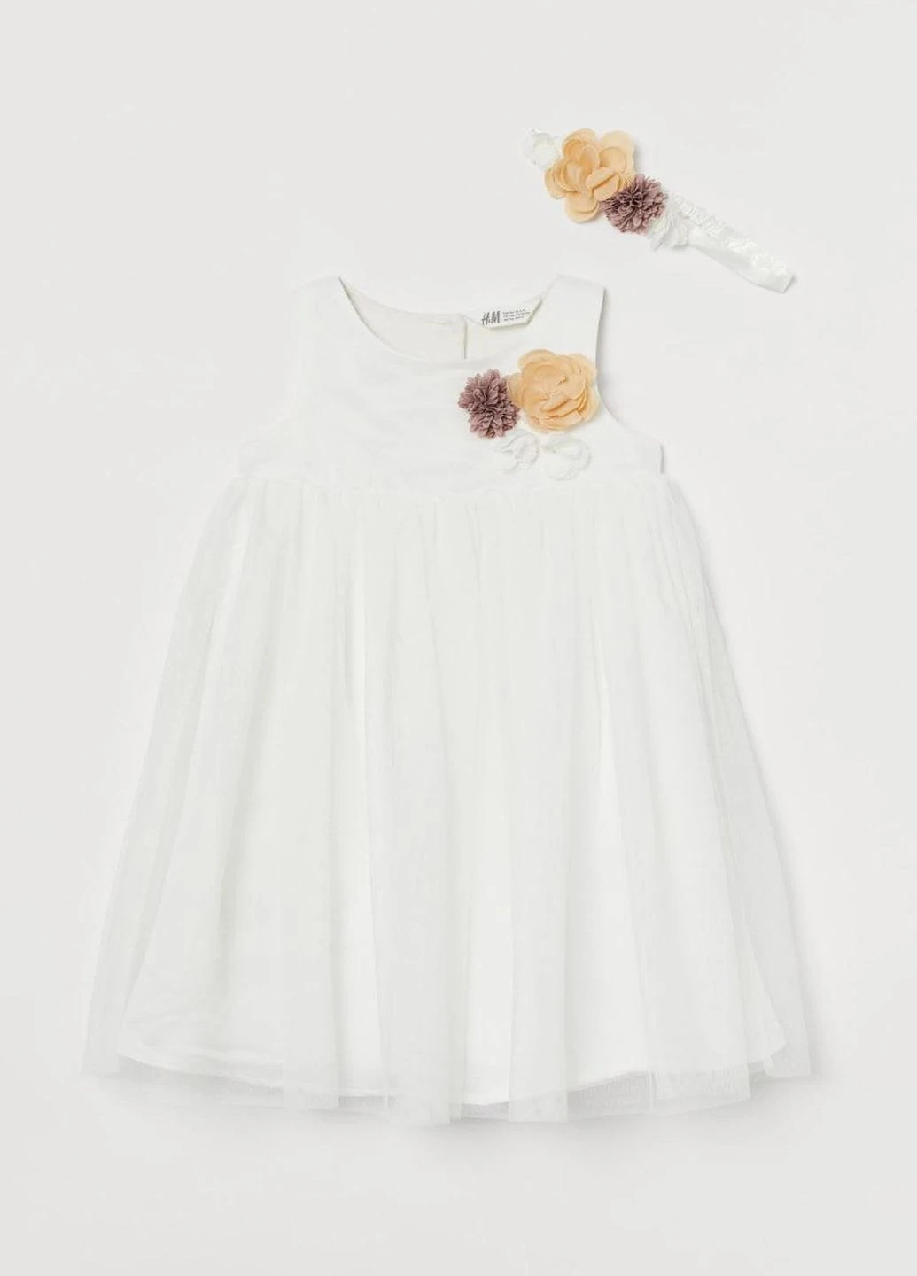 Молочное платье H&M (223143943)