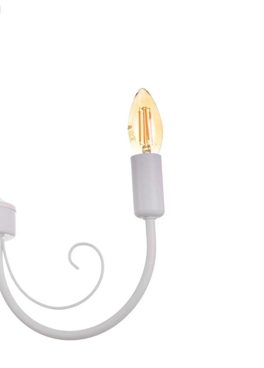 Люстра свічка на 3 лампочки BKL-726S/3 E14 WH Brille (242035839)