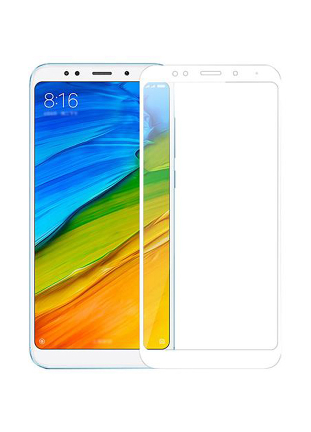 Защитное стекло Full screen для Xiaomi Redmi 5, White PowerPlant full screen для xiaomi redmi 5, white (143720833)