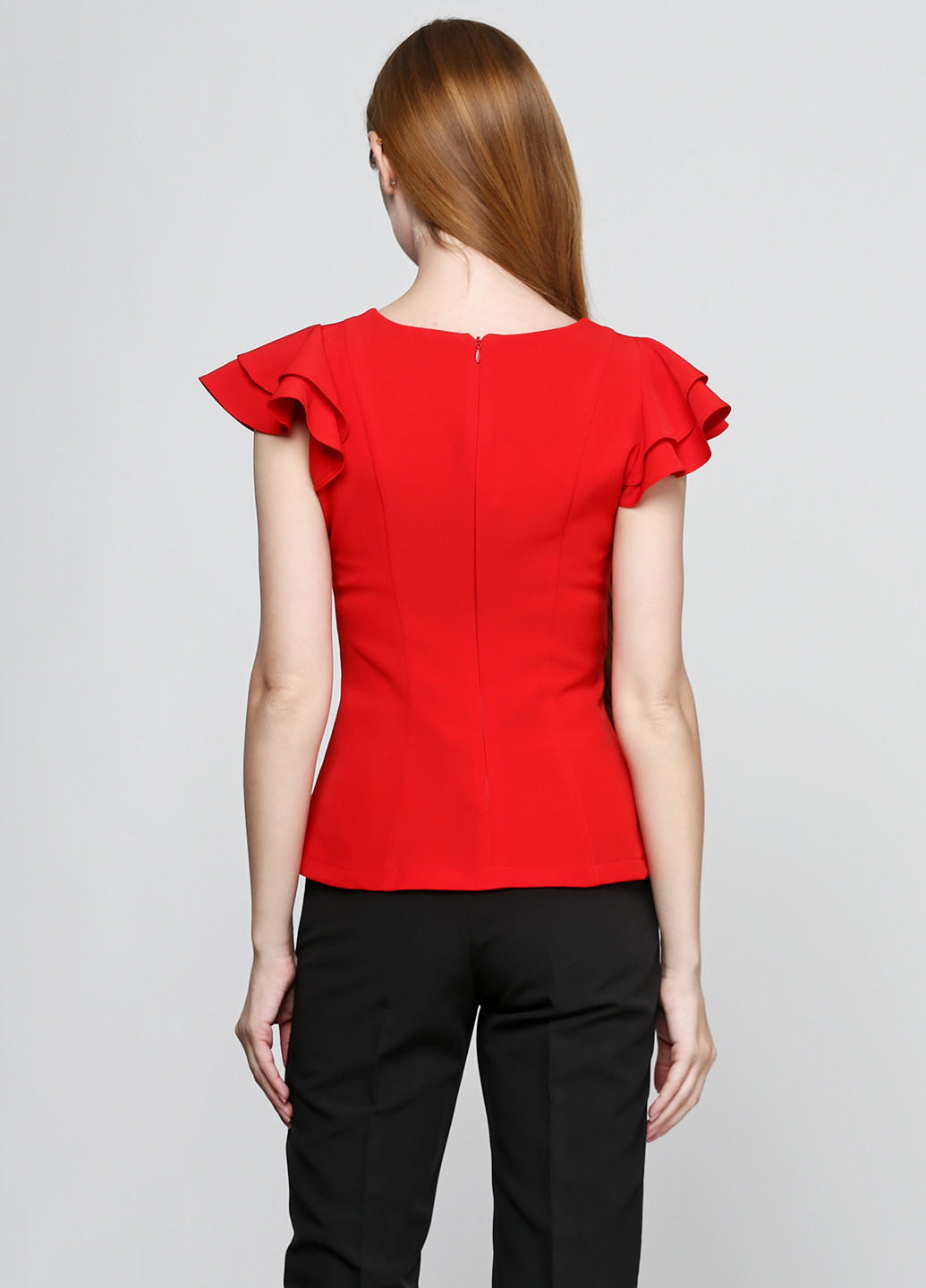 Красная летняя блуза ZUBRYTSKAYA