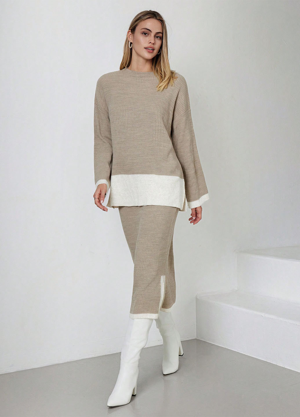 Костюм (светр, спідниця) SHEIN (366747872)