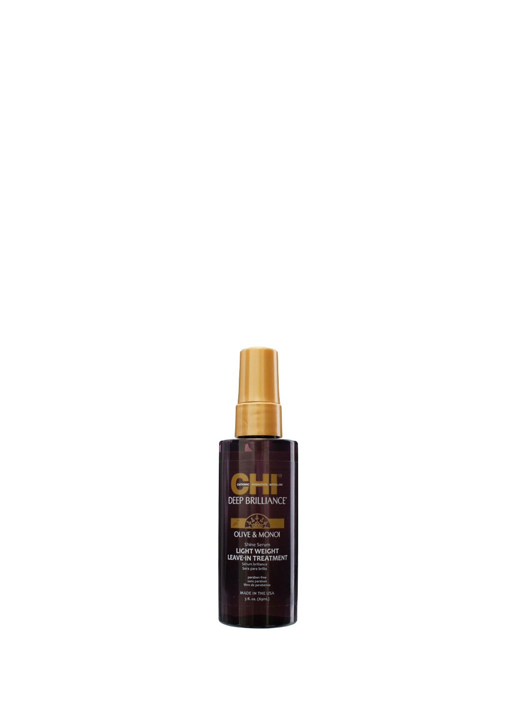 Несмываемая сыворотка-шелк для волос Deep Brilliance Olive & Monoi Shine Serum 89 мл CHI (211566852)