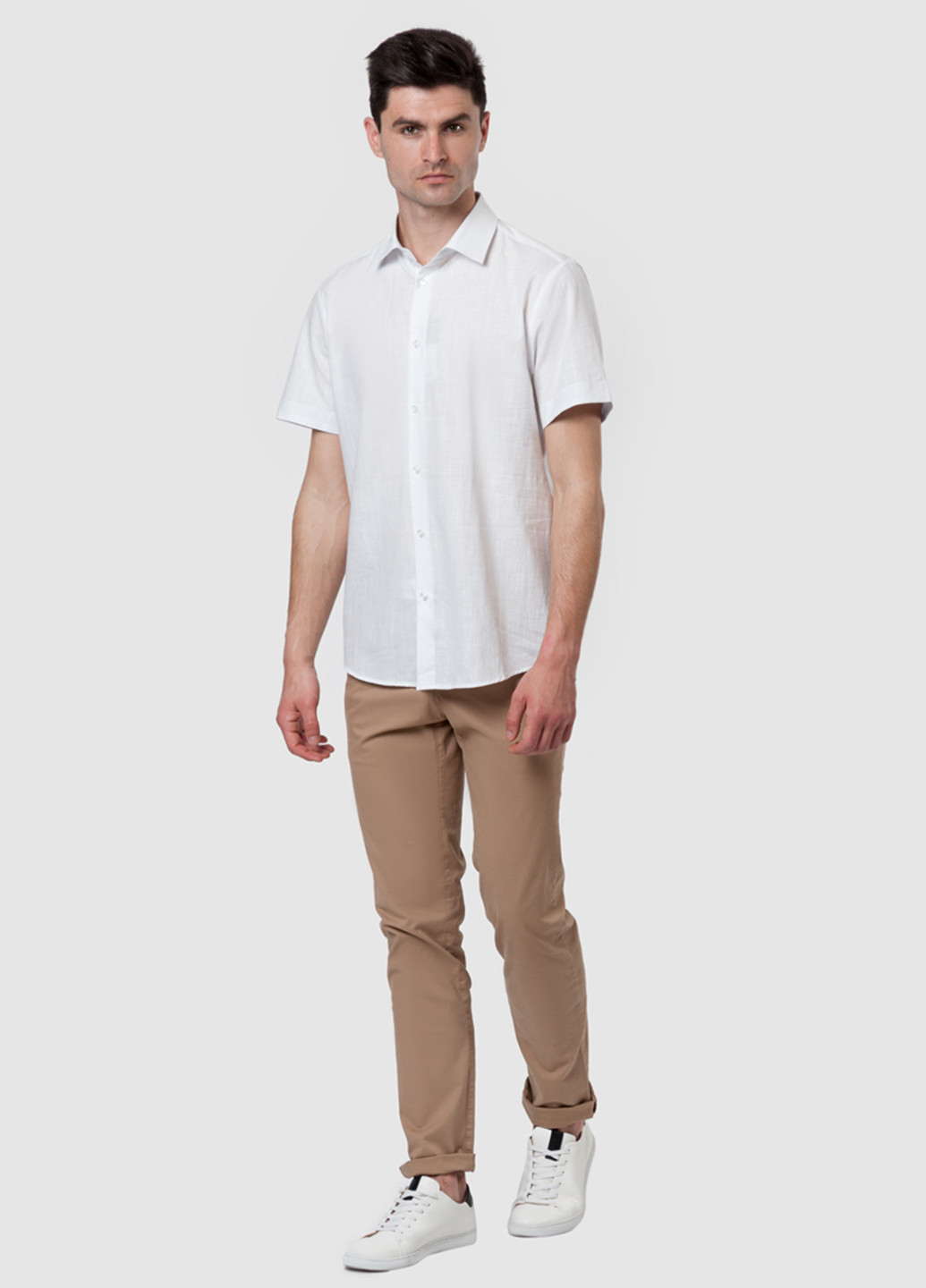 Белая классическая рубашка Arber