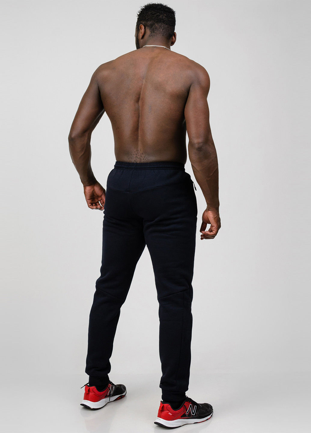 Темно-синие спортивные демисезонные джоггеры брюки SA-sport