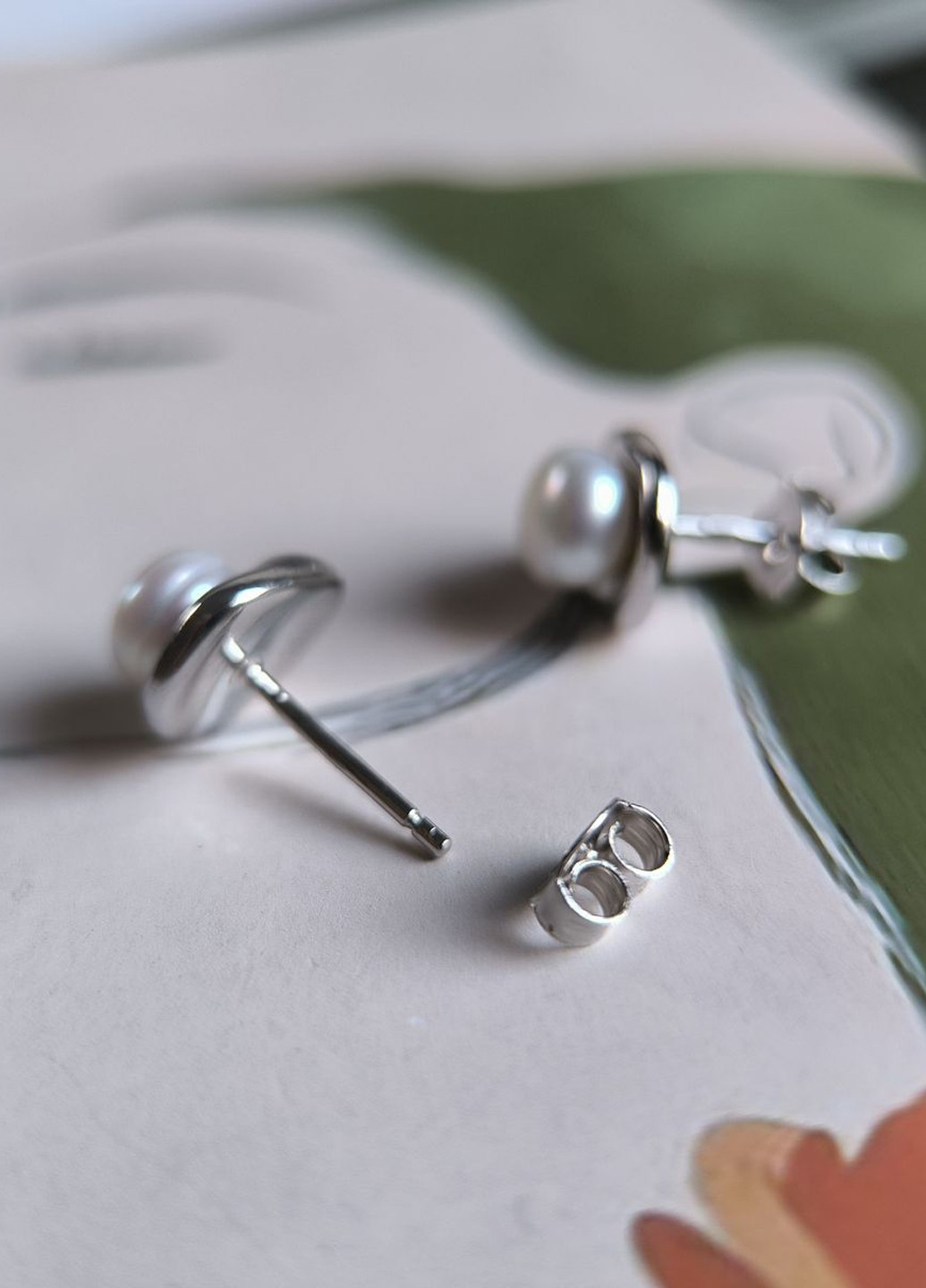 Сережки Silver Flame (350941302)