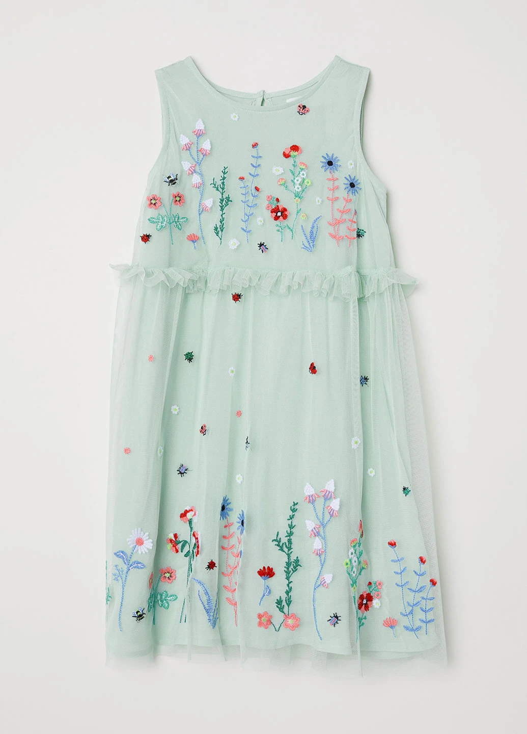 Бирюзовое платье H&M (99449923)