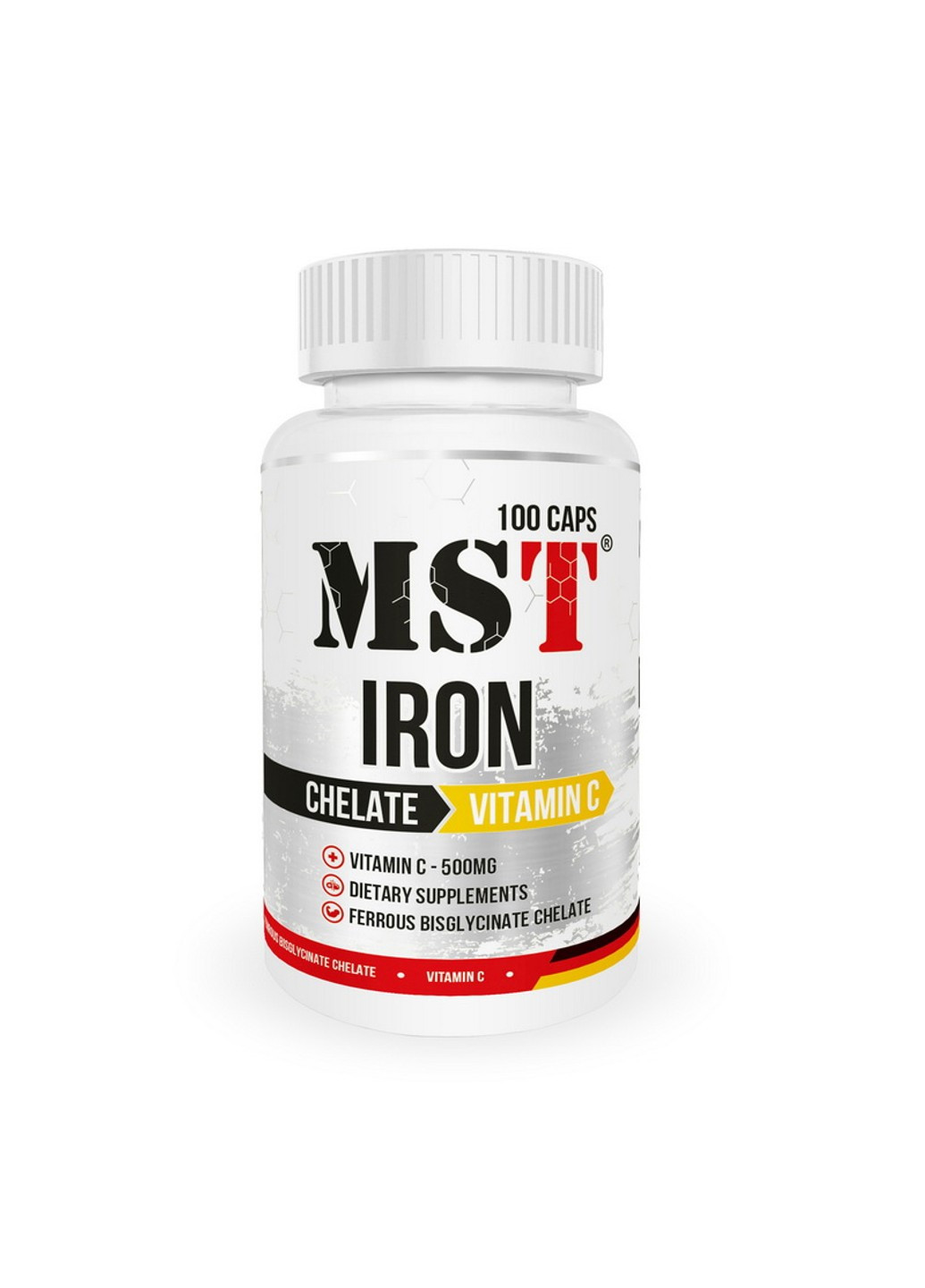 Железо Iron Chelate Vitamin C 100 капсул MST (255409167)